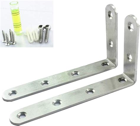 metal l bracket 0.5 inch hole|stainless steel l bracket.